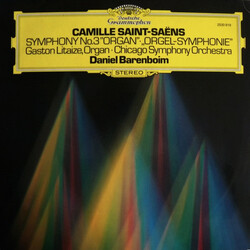 Camille Saint-Saëns / Gaston Litaize / The Chicago Symphony Orchestra / Daniel Barenboim Symphony No.3 "Organ" · „Orgel-Symphonie“ Vinyl LP USED