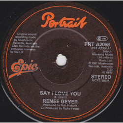 Renee Geyer Say I Love You / Good Lovin' Vinyl 7" USED