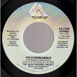 The Alan Parsons Project Psychobabble USED VINYL 7INCH 45 RPM SINGLE STYRENE