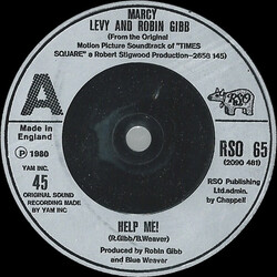 Marcy Levy / Robin Gibb Help Me Vinyl 7" USED
