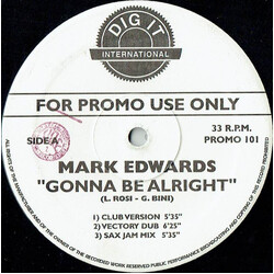 Mark Edwards (6) / Mesopotamia Gonna Be Alright / Nomads USED VINYL 12INCH 33 S RPM PROMO