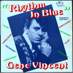 Gene Vincent Rhythm In Blue Vinyl LP USED