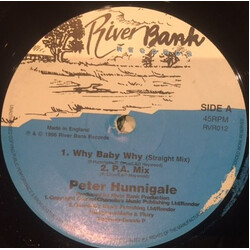Peter Hunnigale Why Baby Why USED VINYL 12INCH 45 RPM