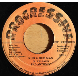 Pad Anthony Rub A Dub Man Vinyl 7" USED