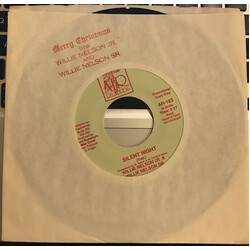Willie Nelson Jr. / Willie Nelson Silent Night USED VINYL 7INCH 45 RPM PROMO