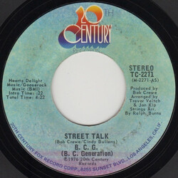 The Bob Crewe Generation Street Talk USED VINYL 7INCH 45 RPM STYRENE STEREO