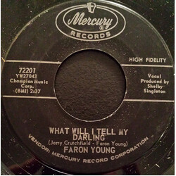 Faron Young You'll Drive Me Back (Into Her Arms Again) USED VINYL 7INCH 45 RPM SINGLE