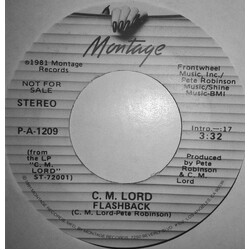 C. M. Lord Flashback USED VINYL 7INCH 45 RPM PROMO STEREO