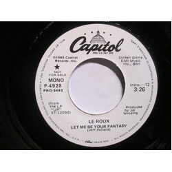 Le Roux Let Me Be Your Fantasy USED VINYL 7INCH 45 RPM PROMO STEREO MONO