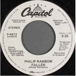 Philip Rambow Fallen USED VINYL 7INCH 45 RPM PROMO