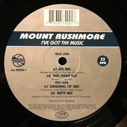 Mount Rushmore I've Got The Music VINYL 12" USED