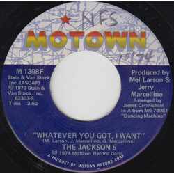 The Jackson 5 Whatever You Got, I Want USED VINYL 7INCH 45 RPM SINGLE