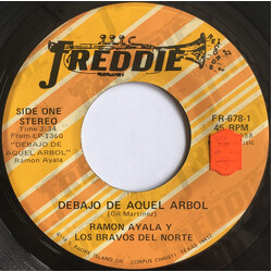 Los Bravos del Norte de Ramón Ayala Debajo De Aquel Arbol / Cuatro Caminos USED VINYL 7INCH 45 RPM SINGLE STEREO