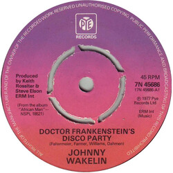 Johnny Wakelin Doctor Frankenstein's Disco Party USED VINYL 7INCH 45 RPM SINGLE