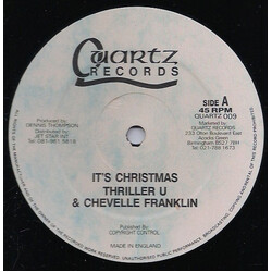 Thriller U / Chevelle Franklyn It's Christmas Vinyl 12" USED