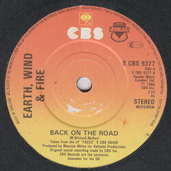 Earth, Wind & Fire Back On The Road USED VINYL 7INCH SINGLE 45 RPM
