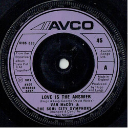 Van McCoy & The Soul City Symphony Love Is The Answer USED VINYL 7INCH 45 RPM