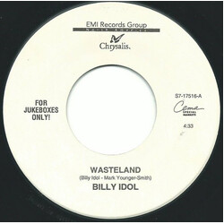 Billy Idol Wasteland USED VINYL 7INCH 45 RPM SINGLE JUKEBOX