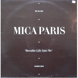 Mica Paris Breathe Life Into Me (Pre Fab Issue) USED VINYL 12INCH 45 RPM PROMO