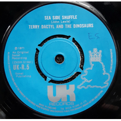 Terry Dactyl And The Dinosaurs Sea Side Shuffle Vinyl 7" USED