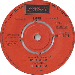 The Chiffons One Fine Day / Sweet Talking Guy USED VINYL 7INCH SINGLE 45 RPM REISSUE