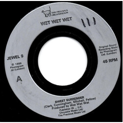 Wet Wet Wet Sweet Surrender Vinyl 7" USED