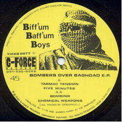 Biff'um Baff'um Boys Bombers Over Baghdad E.P. USED VINYL 12INCH 45 RPM EP