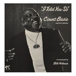 Count Basie Orchestra I Told You So Vinyl LP USED