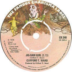 Clifford T. Ward Jig-Saw Girl Vinyl 7" USED