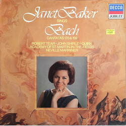 Johann Sebastian Bach / Janet Baker / Sir Neville Marriner / The Academy Of St. Martin-in-the-Fields Janet Baker Sings Bach (Cantatas 170 & 159) Vinyl
