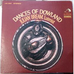 Julian Bream Dances Of Dowland Vinyl LP USED