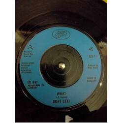 Soft Cell What USED VINYL 7INCH 45 RPM SINGLE