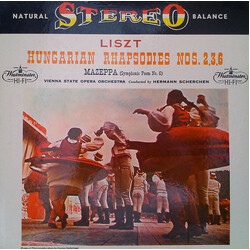 Franz Liszt / Orchester Der Wiener Staatsoper / Hermann Scherchen Hungarian Rhapsodies Nos. 2, 3, 6 / Mazeppa (Symphonic Poem No.6) Vinyl LP USED