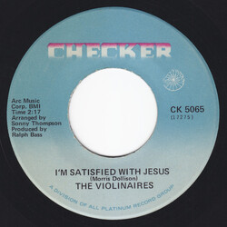 The Violinaires I'm Satisfied With Jesus / It Will All Be Over (After While) USED VINYL 7INCH 45 RPM REISSUE