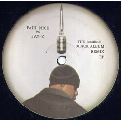 Paul Nice / Jay-Z The (Unofficial) Black Album Remix EP VINYL 12" USED