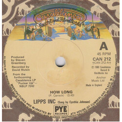 Lipps, Inc. How Long USED VINYL 7INCH 45 RPM