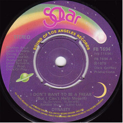 Dynasty I Don't Want To Be A Freak (But I Can't Help Myself) VINYL 7" USED