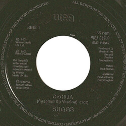 Suggs Cecilia / I Feel Good USED VINYL 7INCH 45 RPM SINGLE JUKEBOX