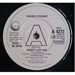 Wang Chung Don't Let Go USED VINYL 7INCH 45 RPM PROMO