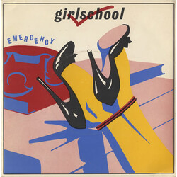 Girlschool Emergency USED VINYL 7INCH SINGLE 45 RPM
