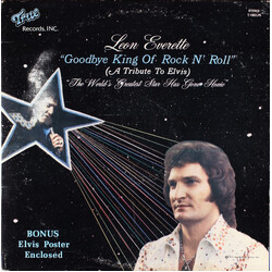 Leon Everette Goodbye King Of Rock 'N' Roll (A Tribute To Elvis) The World's Greatest Star Has Gone Home Alone Vinyl LP USED