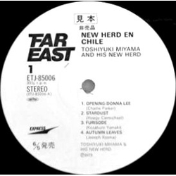 Toshiyuki Miyama & The New Herd New Herd En Chile Vinyl LP USED