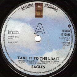 Eagles Take It To The Limit / Best Of My Love USED VINYL 7INCH 45 RPM SINGLE STEREO