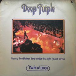 Deep Purple Made In Europe Vinyl LP USED
