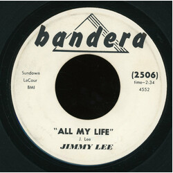 Jimmie Lee Robinson All My Life / Chicago Jump USED VINYL 7INCH 45 RPM SINGLE