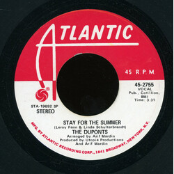 Duponts Stay For The Summer VINYL 7" USED