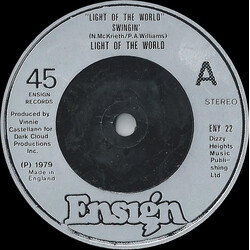Light Of The World Swingin' USED VINYL 7INCH 45 RPM SINGLE