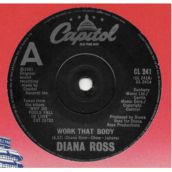 Diana Ross Work That Body Vinyl 7" USED