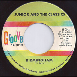 Junior & The Classics The Dog / Birmingham USED VINYL 7INCH 45 RPM