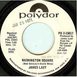 James Last Washington Square / Proud Mary USED VINYL 7INCH 45 RPM PROMO STYRENE